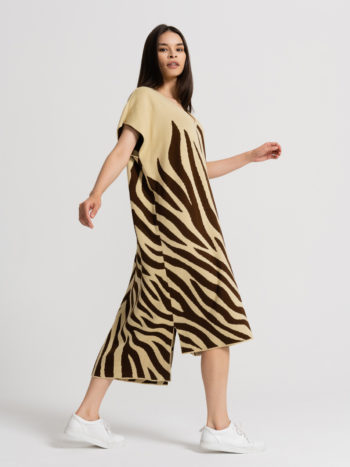 Вязаное платье Tiger - Бежевое 3