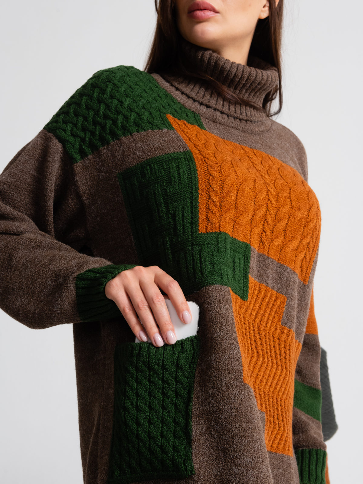 Вязаный свитер Комо - Капучино 5